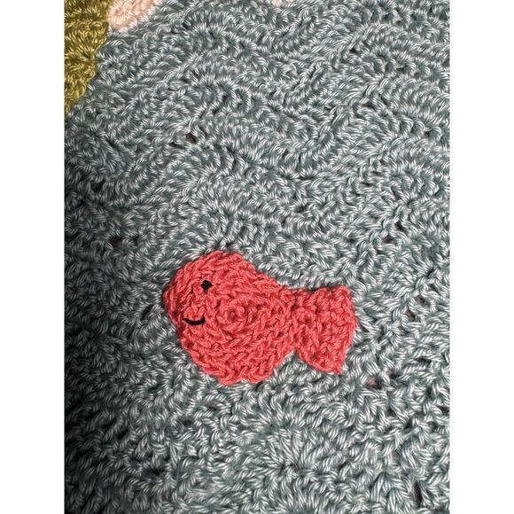 Handmade Noah’s Ark Baby Blanket – Crochet Animal Nursery Blanket Gift - Picture 5 of 11